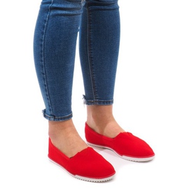 Lycra 8525 červené nazouvací tenisky červený