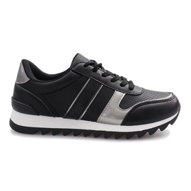 Černé sportovní noční tenisky černá