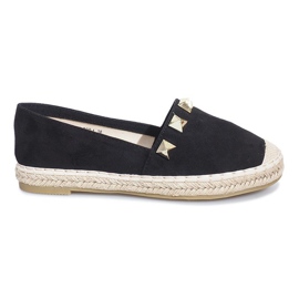 Black Gold Sun espadrilles černý