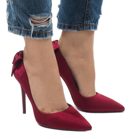 Klasické červené mašličky LB-336