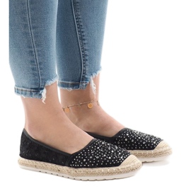 Černé espadrilky H6560 černý