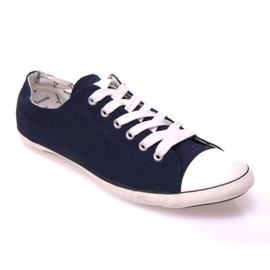Tenisky z látky 123 Navy Blue námořnická modř