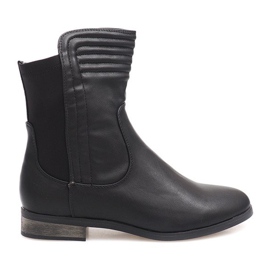 Klasické teplé kozačky CN711 Black černý