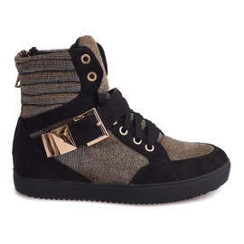 Vysoké tenisky 6981 černá černý