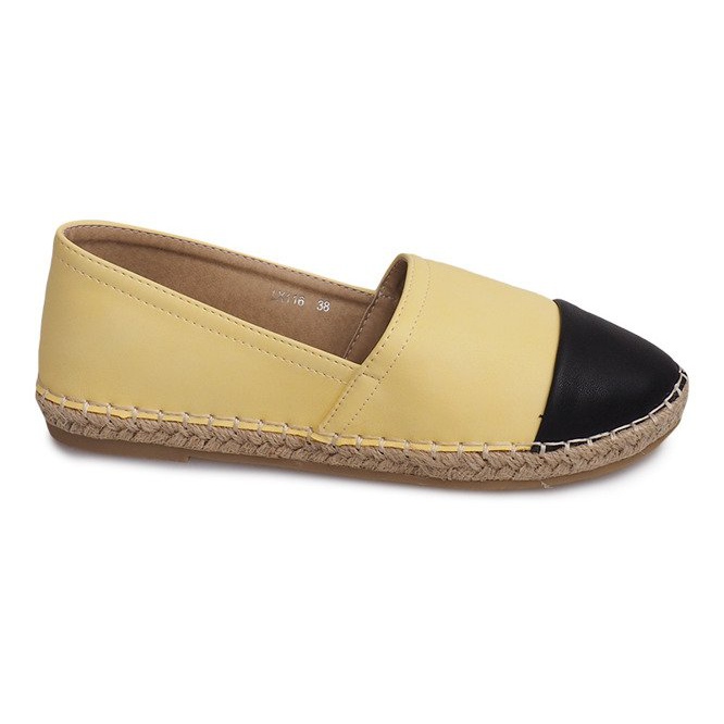 Tenisky Espadrilles LX116 žluté žlutá Tenisky Espadrilles LX116 žluté žlutá