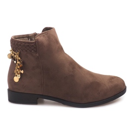 Semišové boty LL113 Khaki zelená Semišové boty LL113 Khaki zelená