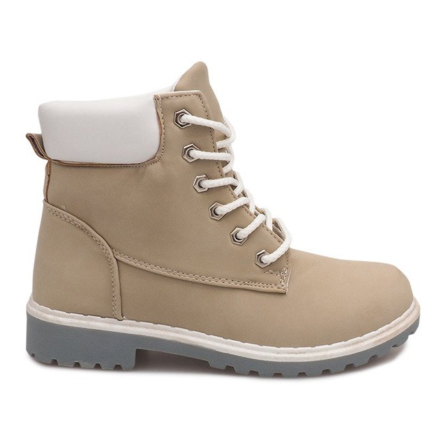 Timberki Trapery 6612-4 béžová béžový