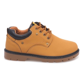 Klasické boty Brogues JX-20 Camel hnědý