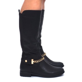 Boty Saszki Boots CD1402 Black černá