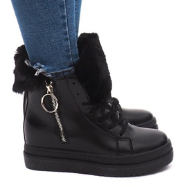 Teplé tenisky SJ665-1 černé černý