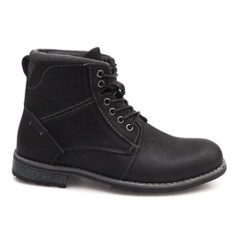Teplé boty SD89-1 černé černý