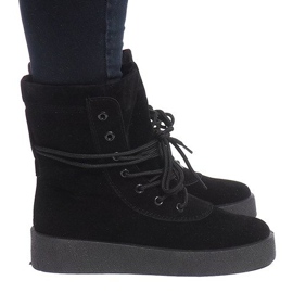 Černé boty Creepersy 982-PA černý
