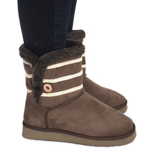 Černé kotníkové boty 89-67 Zelená