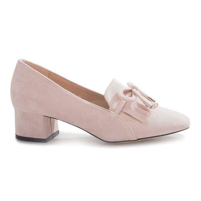 Růžové lodičky na pilíři srdce růžový Růžové lodičky na pilíři srdce růžový