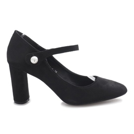 Černé lodičky na sloupku Milaya černá Černé lodičky na sloupku Milaya černá