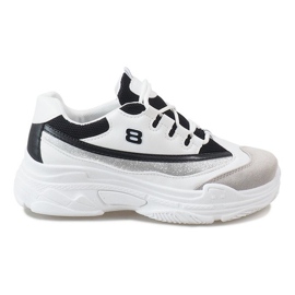 Bílé módní sportovní boty z roku 1803 bílý Bílé módní sportovní boty z roku 1803 bílý