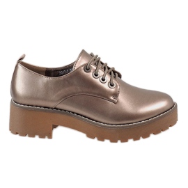 Hnědé vysoké podpatky 2017-7 hnědý