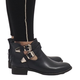 Ideal Shoes Tmavě modré otevřené boty Y8157 námořnická modř