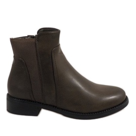 Zelené zateplené boty 9040 zelená