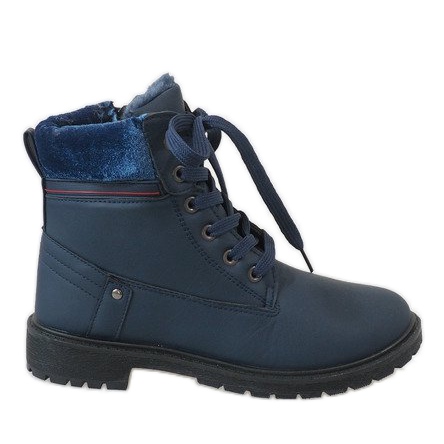 Dámské tmavě modré zateplené boty NR06-2 námořnická modrá