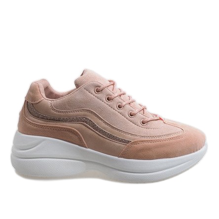 Růžová módní sportovní obuv 1865 růžový