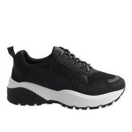 Černá módní sportovní obuv LT017 černý