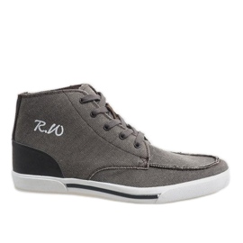 Hnědé elegantní vysoké boty F10455 hnědý Hnědé elegantní vysoké boty F10455 hnědý