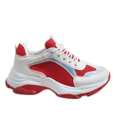 Červená trendy sportovní obuv 2018-6 bílý červené