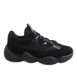 2018-13 černá sportovní obuv černý