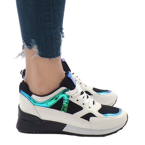 Černé tenisky módní sportovní obuv 2018-12 bílý černá