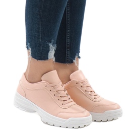 Růžové sportovní boty 6255 růžový Růžové sportovní boty 6255 růžový