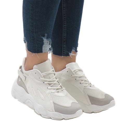 Bílé módní sportovní boty 9115 bílý Bílé módní sportovní boty 9115 bílý