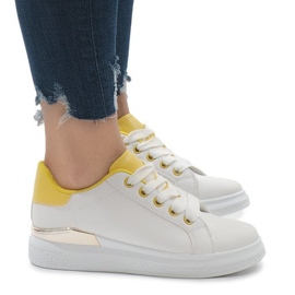 Bílé tenisky na platformě 353 bílý