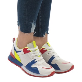 Vícebarevná trendy sportovní obuv 2018-7 modrá bílý červený zelený