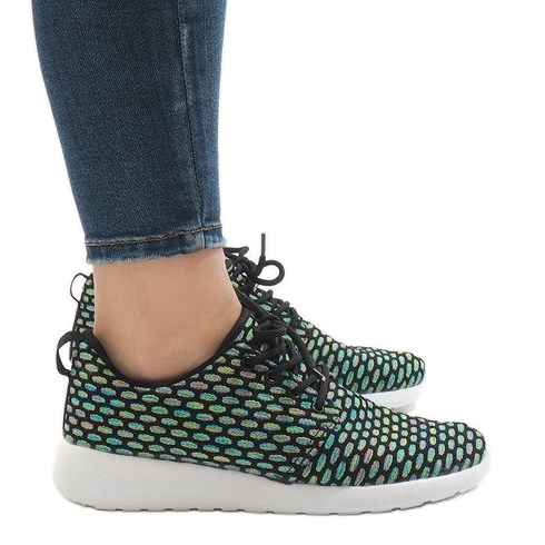 Černé sportovní boty 619 černá vícebarevný