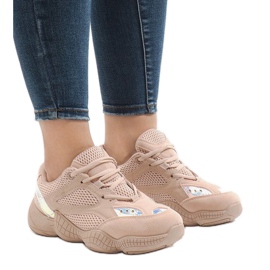 Růžové trenéry MS522-11 růžový