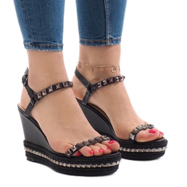 Černé sandály na platformě 1926 černý