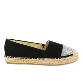 Espadrilky černé tenisky na platformě 180-6 černý