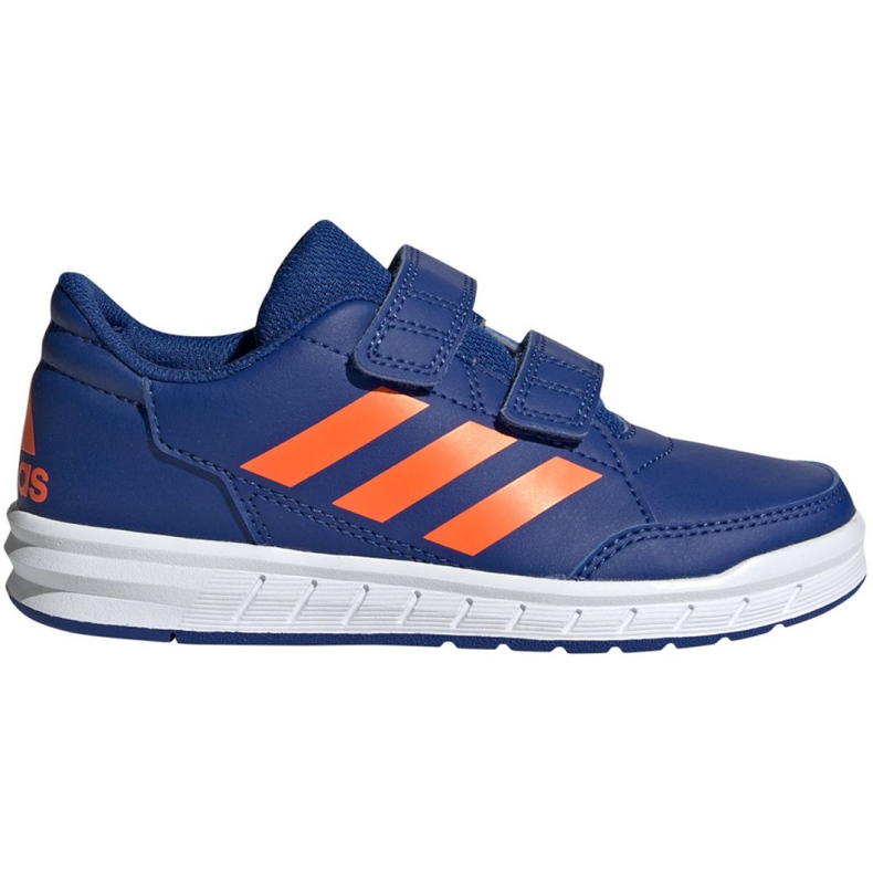 Boty adidas Altasport Cf K navy orange Jr G27086 modrý