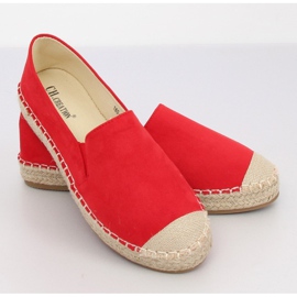 Dámské červené Espadrilles 180-5 Red II-GAT červený