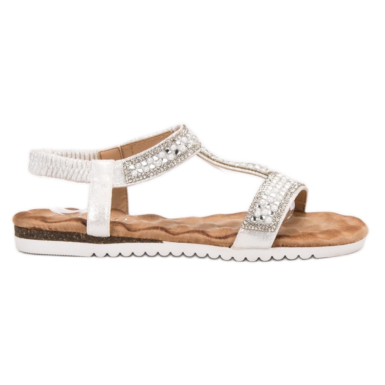 Emaks Zdobené dámské sandály šedá