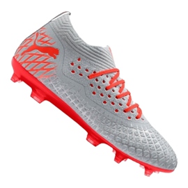 Kopačky Puma Future 4.2 Netfit Fg / Ag M 105611-01 vícebarevný šedá