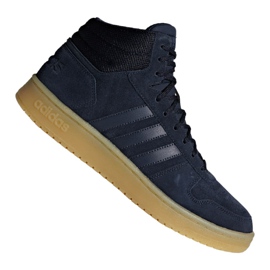 Basketbalové boty adidas Hoops 2.0 Mid M F34798 námořnická modř námořnická modř
