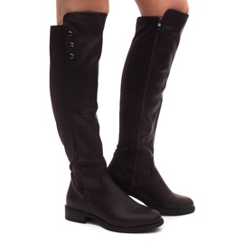 Teplá Kzoaki W-91 hnědá hnědý