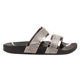 Erynn Černé pantofle černý