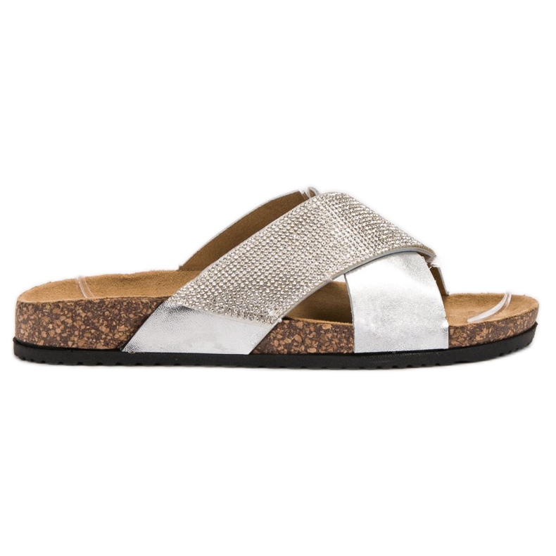 Bestelle Pantofle S Korkovou Podešví šedá