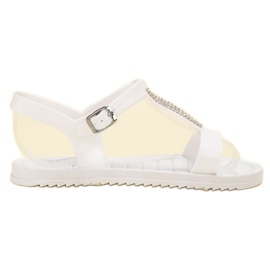 SHELOVET Gumové sandály bílý