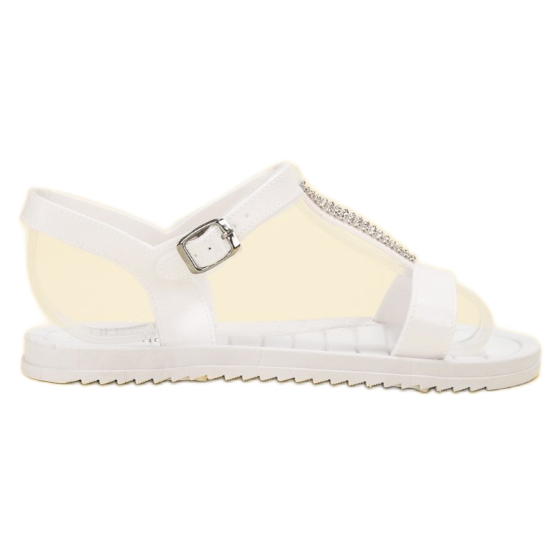 SHELOVET Gumové sandály bílý