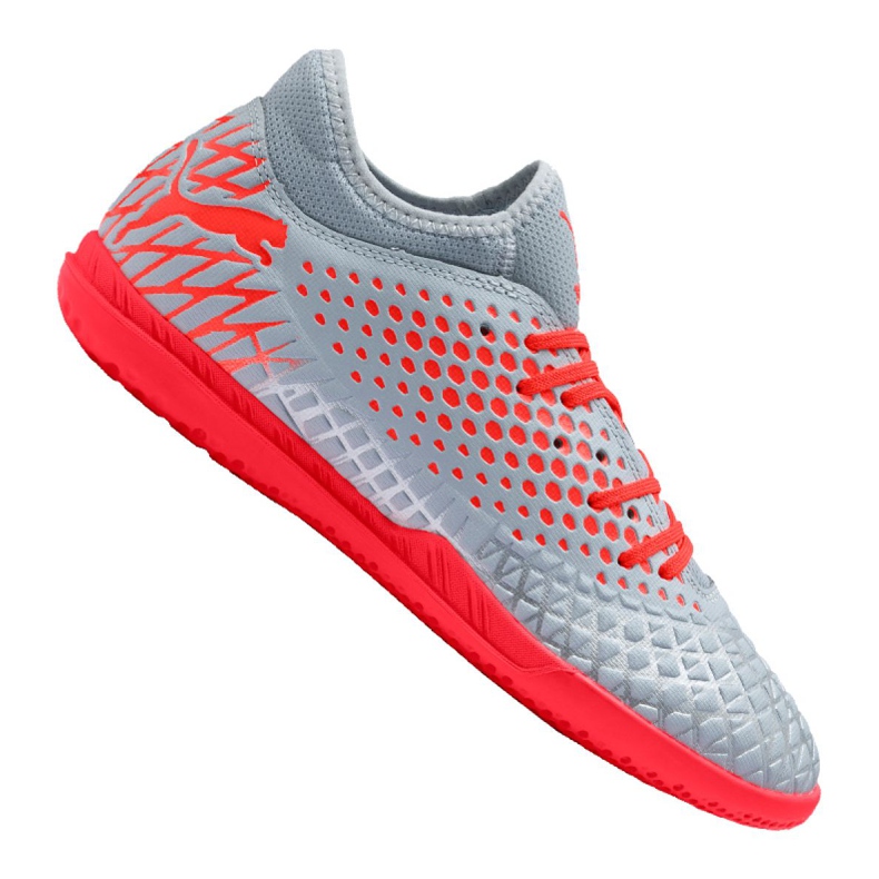 Sálová obuv Puma Future 4.4 It M 105691-01 vícebarevný šedá Sálová obuv Puma Future 4.4 It M 105691-01 vícebarevný šedá