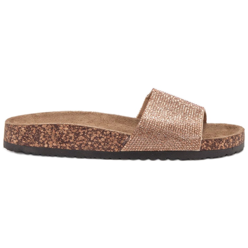 Bona Pantofle S Korkovou Podešví žlutá Bona Pantofle S Korkovou Podešví žlutá